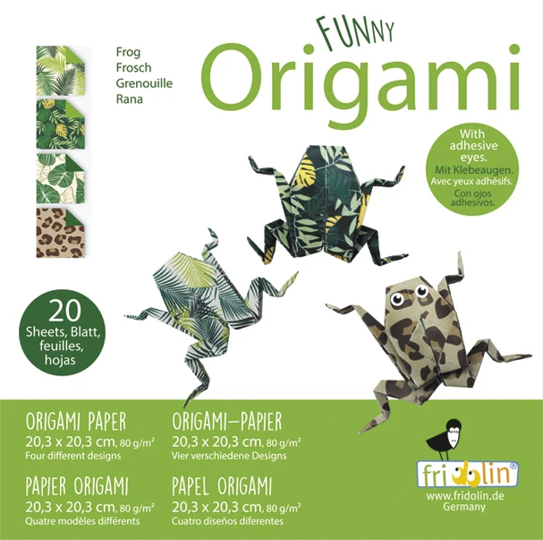 Funny Origami / 20 Blatt (15 x 15cm)
