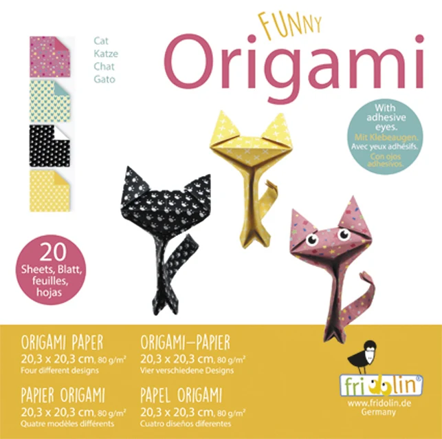 Funny Origami / 20 Blatt (15 x 15cm)
