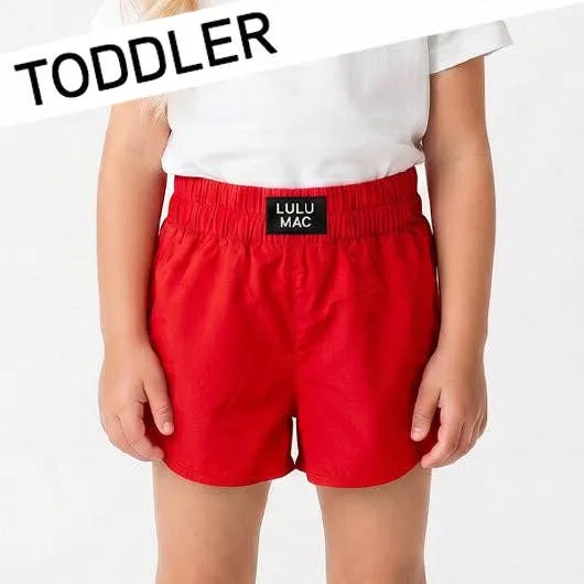 Lulu Mac TODDLER SOLID SHORT (Multiple Colors)