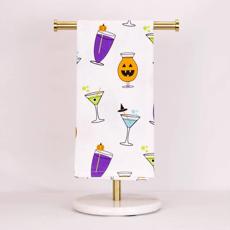 Halloween Cocktails Hand Towel 20x28