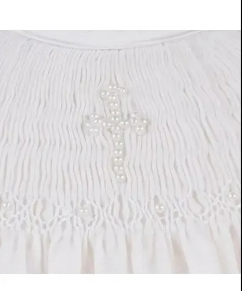 Pearl Cross Christening Gown