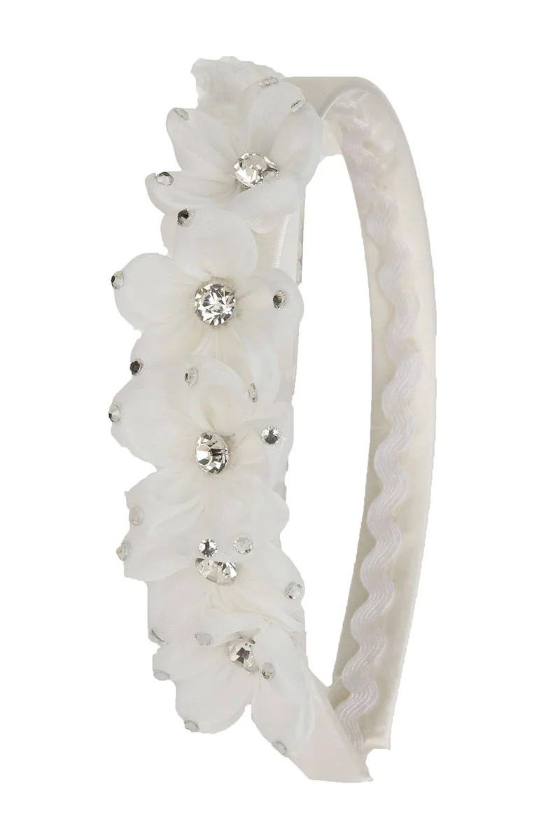 5 Flowers w/ Gem Headband