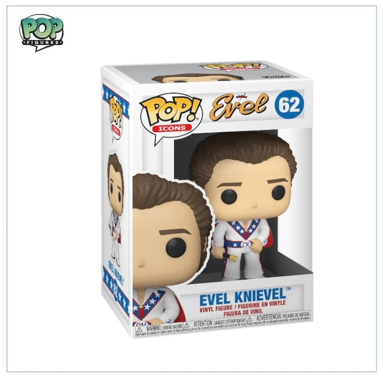 Evel Knievel #62 Funko Pop! Icons