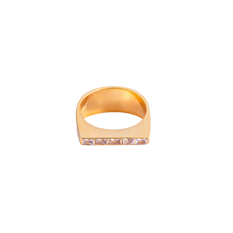 Diamond Back in Gold & Crystal