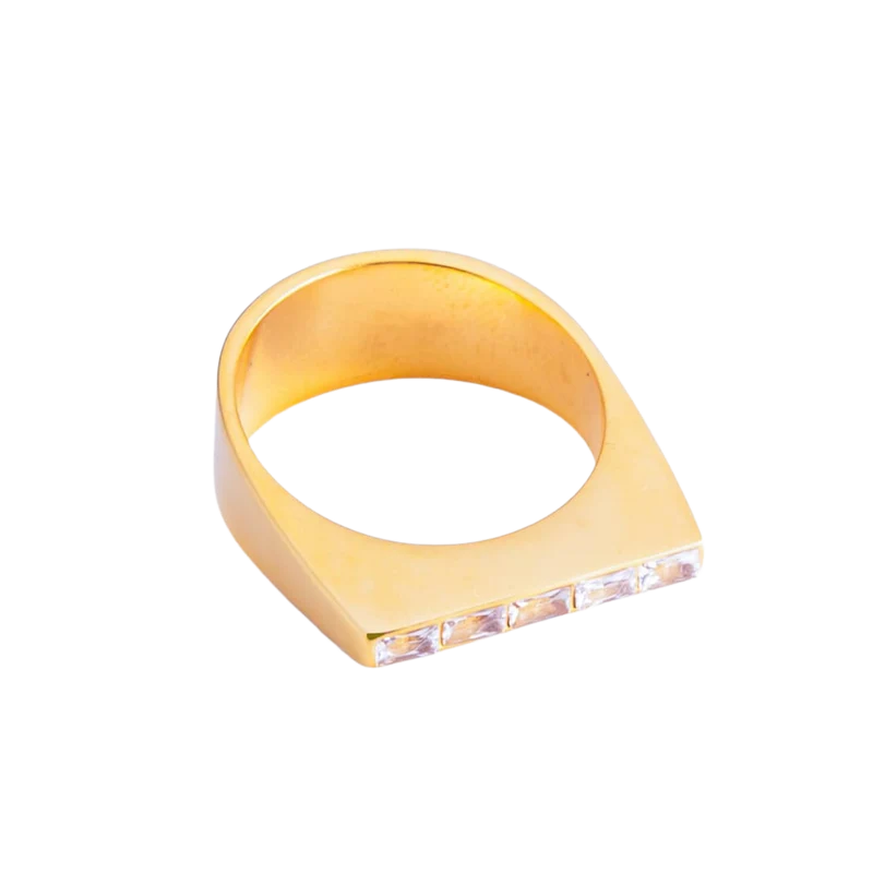 Diamond Back in Gold & Crystal