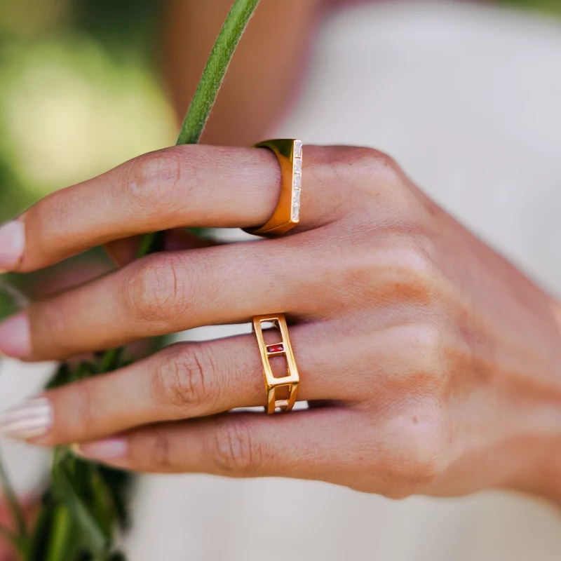 Diamond Back in Gold & Crystal