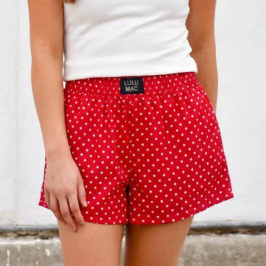 POLKA DOT Adult Lulu Mac Shorts (Multiple Colors)