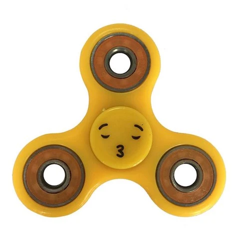 Stress Gear Emoji Fidget Spinner - Kissing Closed Eyes