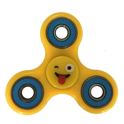 Stress Gear Emoji Fidget Spinner - Tongue Wink