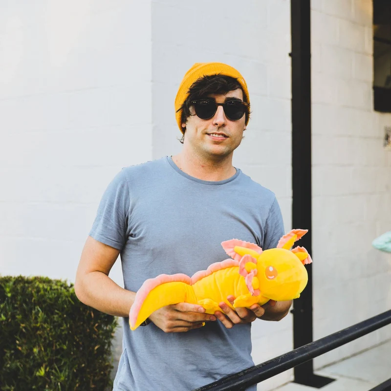 2lb Weighted Axolotl Plush and Book Set