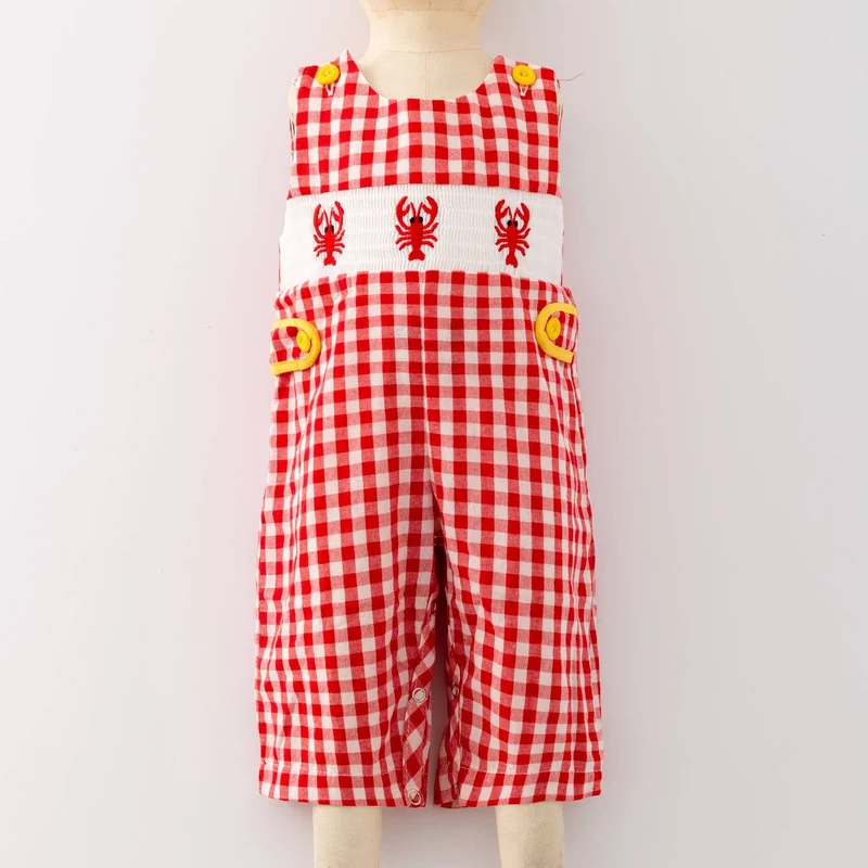 Crawfish Smocked Baby Jon Jon