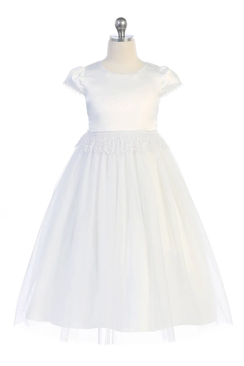 Chandelier Trim Communion Dress