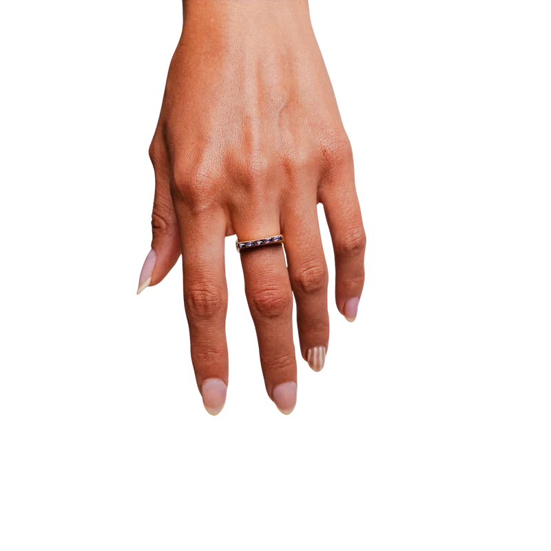 Diamond Back in Gold & Violet