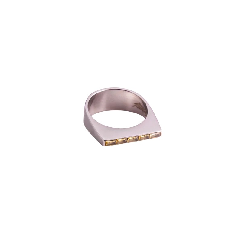 Diamond Back in Silver & Citrine