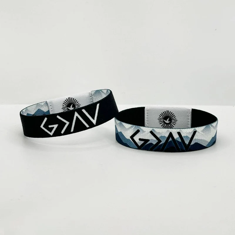Gods Greater Than Highs and Lows NFC Bible Verse Bracelet