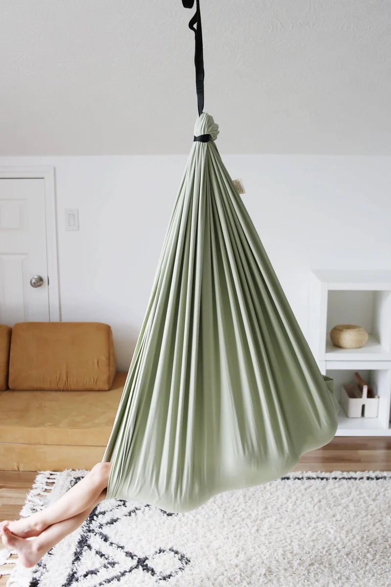 Desert Sage Cotton Sensory Swing
