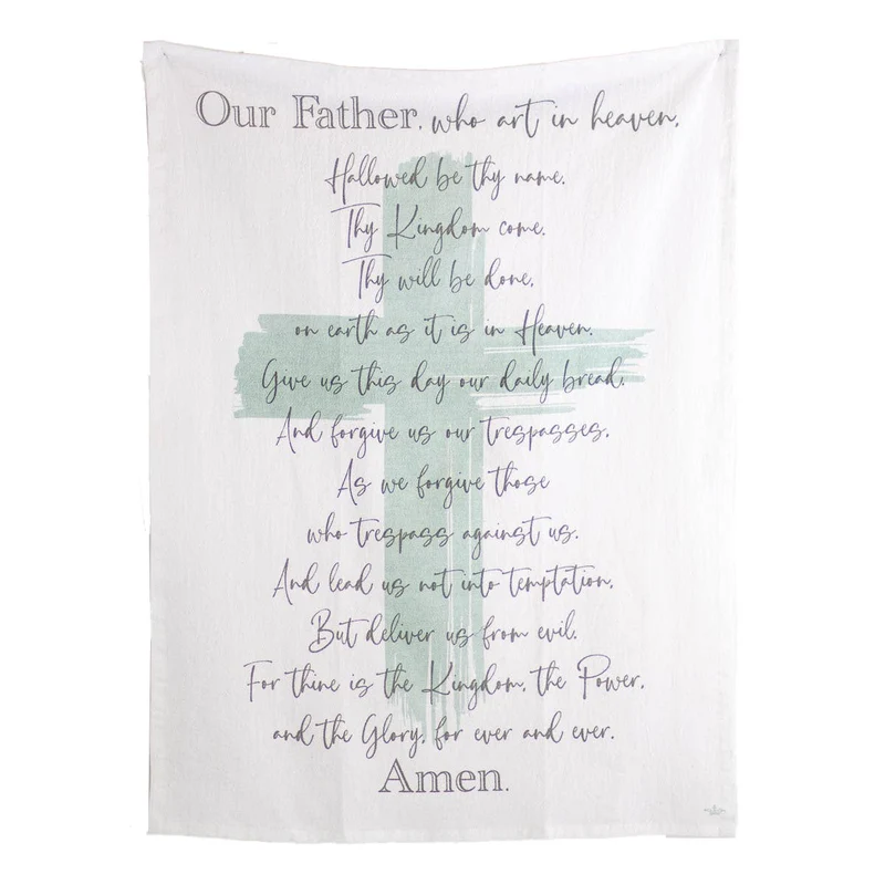 Lord's Prayer Hand Towel 20x28