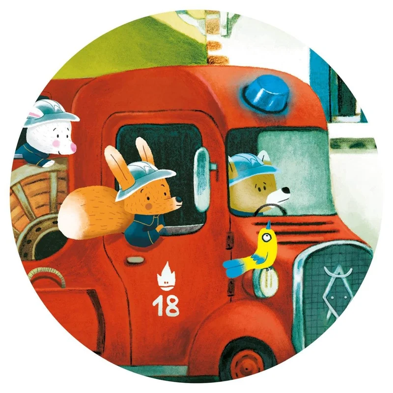 Puzzle: Feuerwehr - 16 Teile
