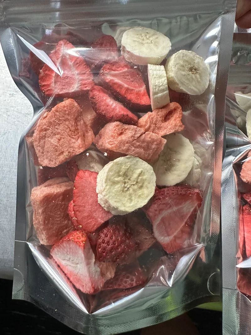 Freeze dried fruit