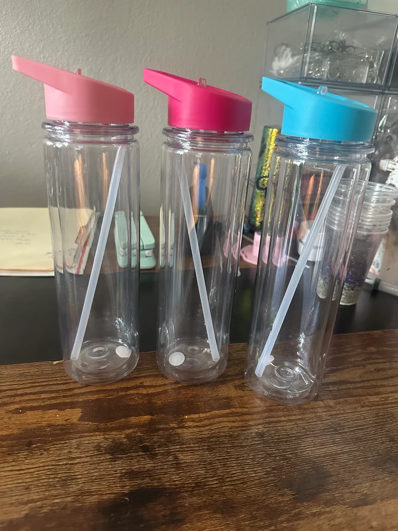 15 oz snow globe tumbler w/flip top lid