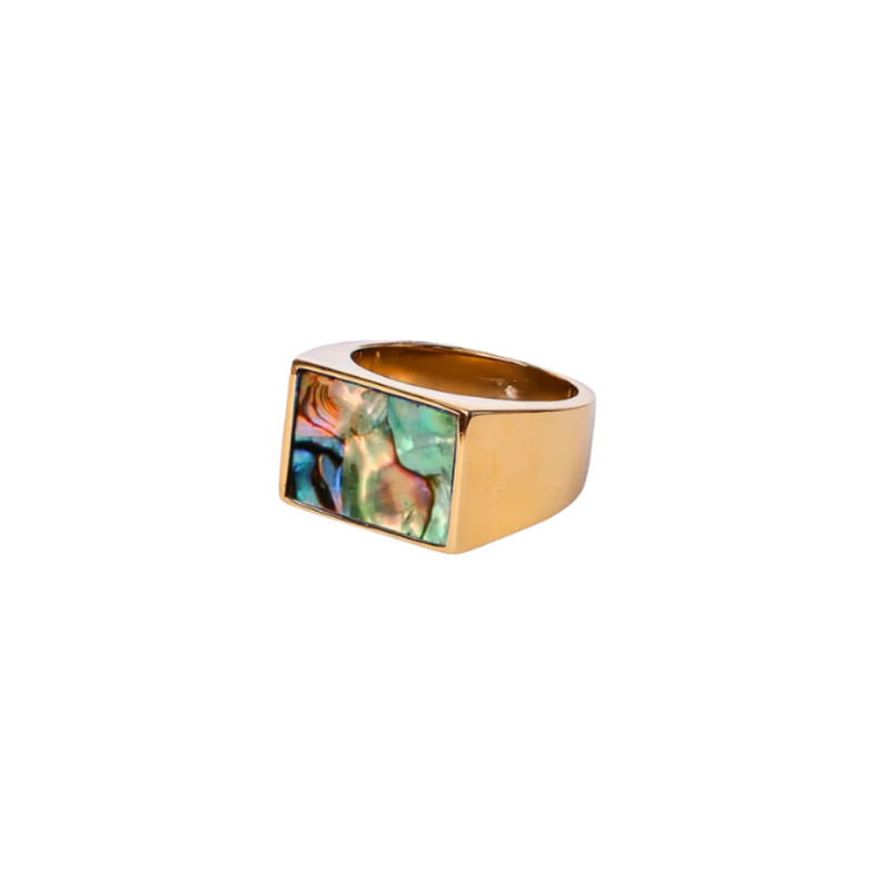 Abalone Stone Signet