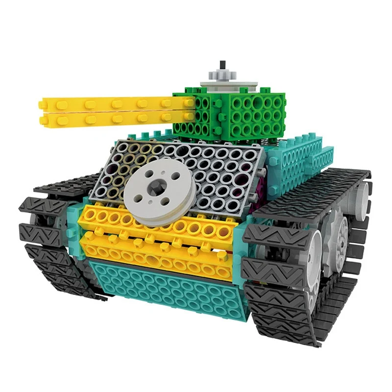 Electric DIY Building Blocks Tanks Children'S Educational Toys Tanks