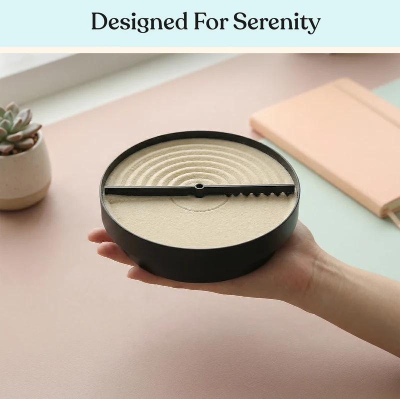 Special Supplies Sensory Sand Spinner for Kids and Adults, Great for playrooms, Sensory Rooms, Schools, Hours of Fun - Black