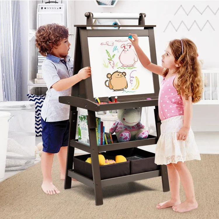 3-in-1 Double-Sided Storage Art Easel