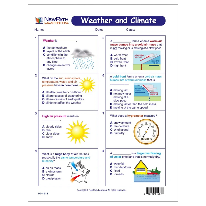Weather and Climate Learning Center Curriculum Kit