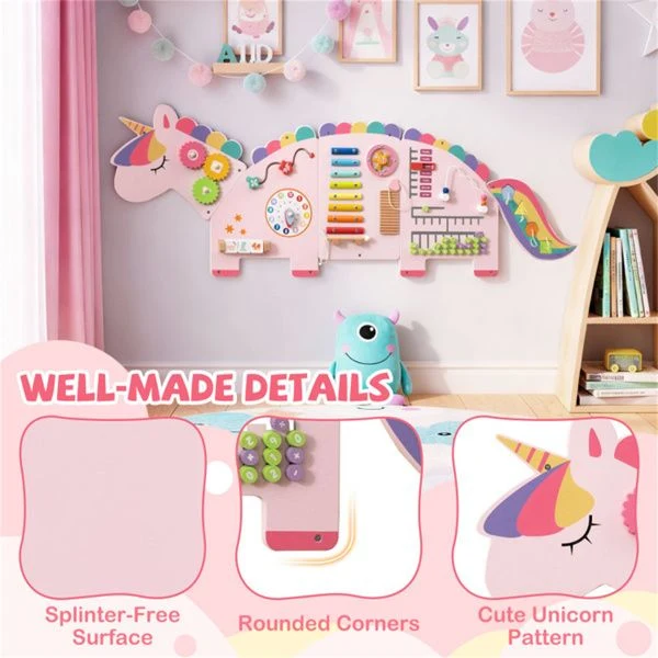 11-in-1 Dinosaur Activity Wall Busy Board Panels