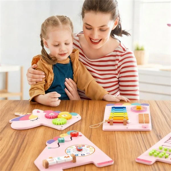 11-in-1 Dinosaur Activity Wall Busy Board Panels