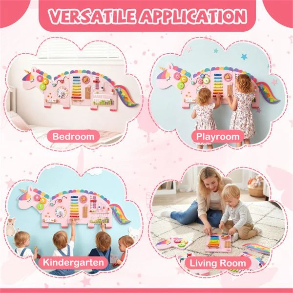 11-in-1 Dinosaur Activity Wall Busy Board Panels