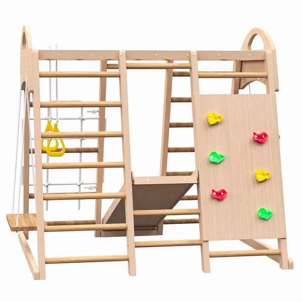PreK - 1st Grade Indoor Playground 7-in-1 Jungle Gym