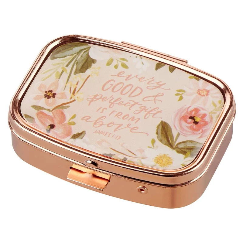 Pill Case Every Good & Perfect Gift James 1::17