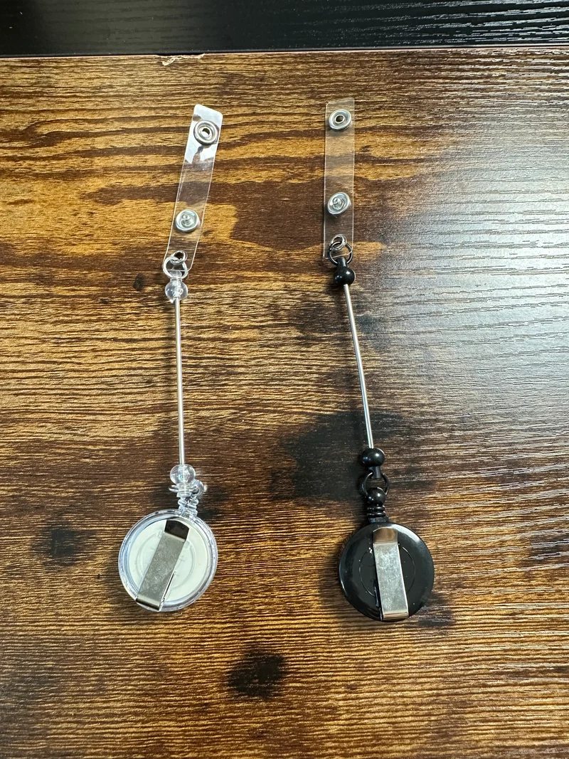 Beadable badge reel