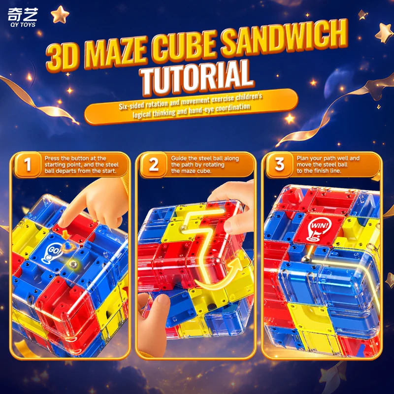 QiYi Maze Sandwich Cube 3x3