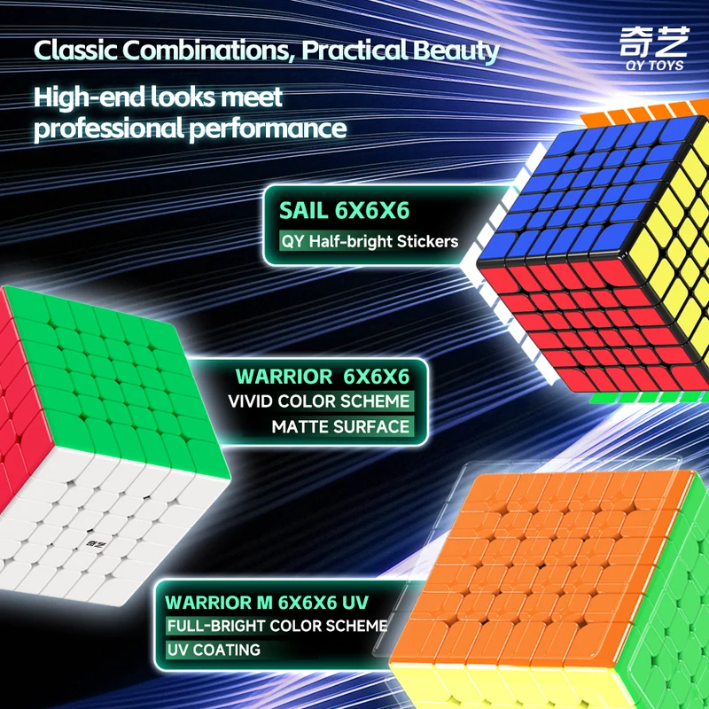 QiYi Warrior 6x6 (PiCube Core-Magnetic + UV)