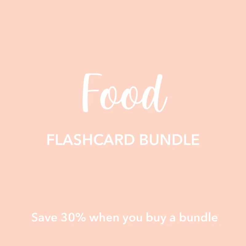 Food Flashcards Bundle