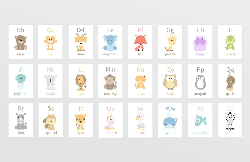 Montessori Flashcards Basics Bundle