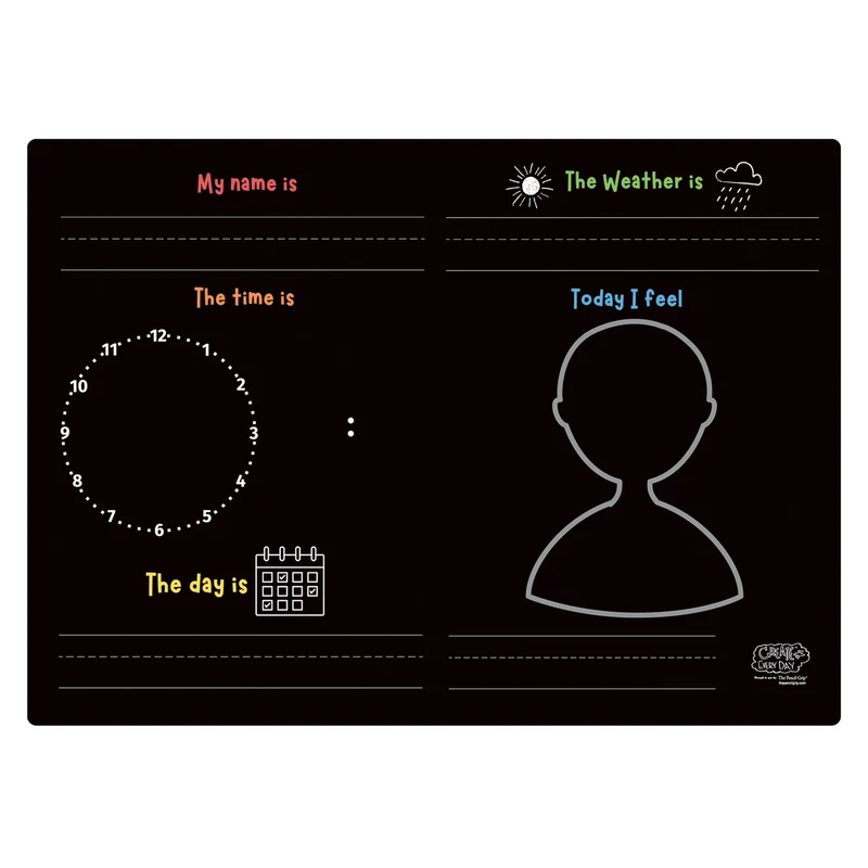 Activity Playmat - Fill in the Blanks, Pack of 6
