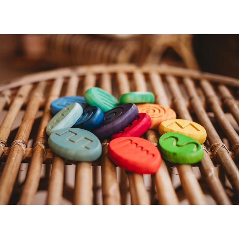 Tracing Pebbles Tactile Prewriting Set, 12 Pieces