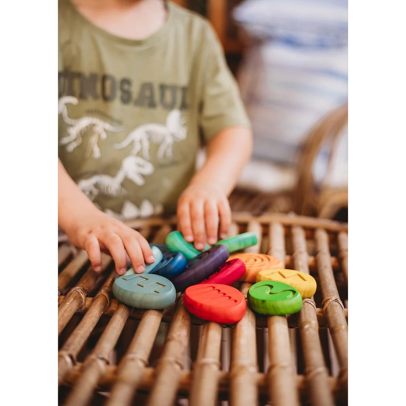 Tracing Pebbles Tactile Prewriting Set, 12 Pieces