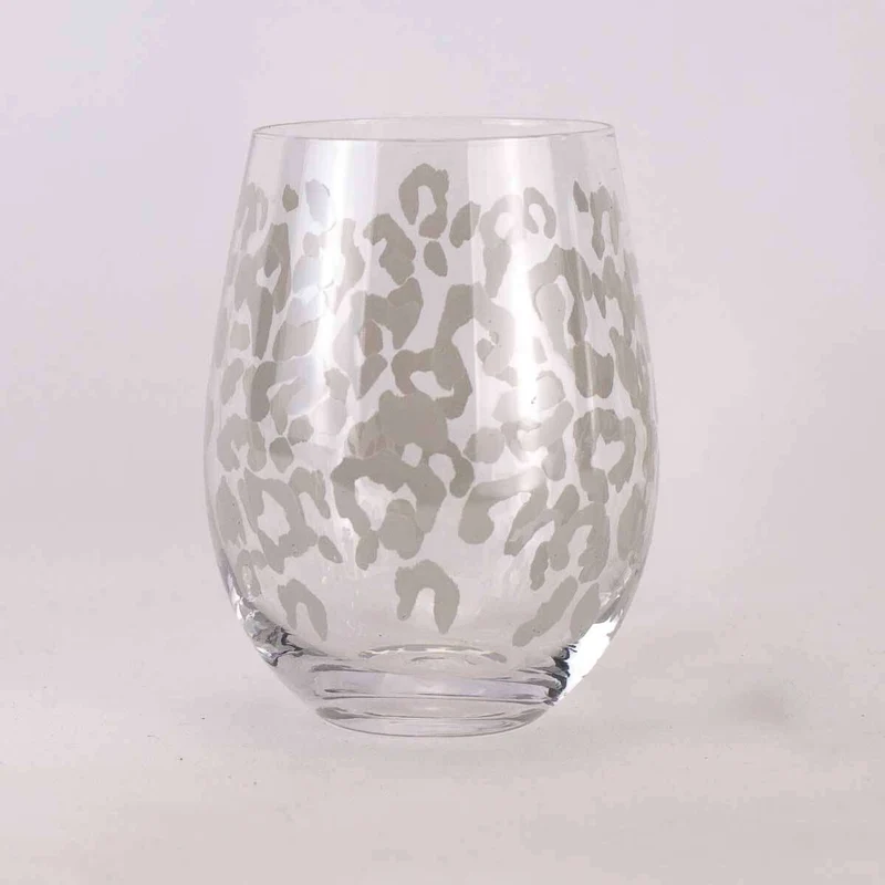 Leopard Wine Glass Gift Set