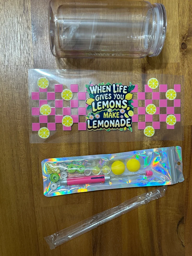 16 oz snow globe kit LEMONADE