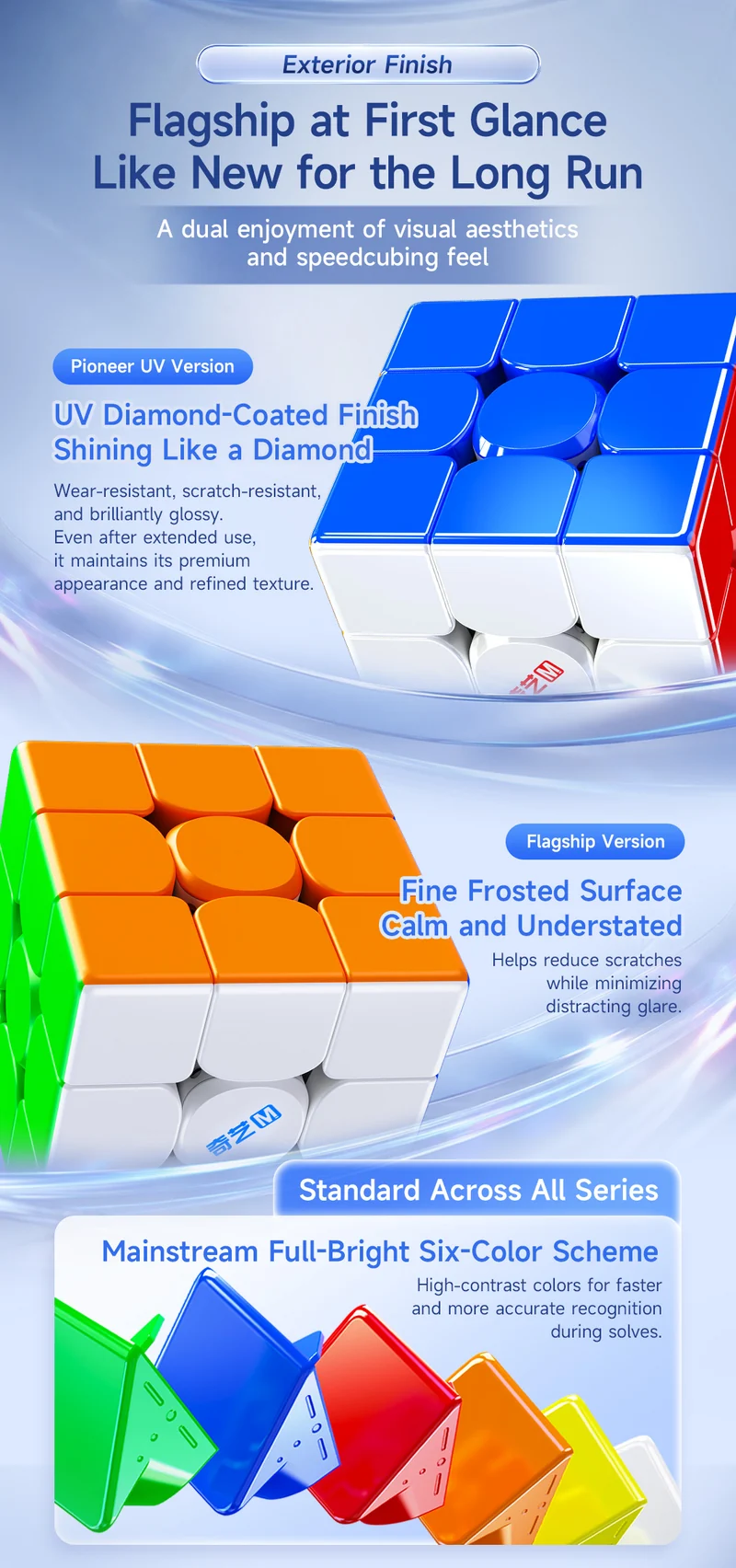 QiYi M Pro 3x3 V3 (Pioneer UV)