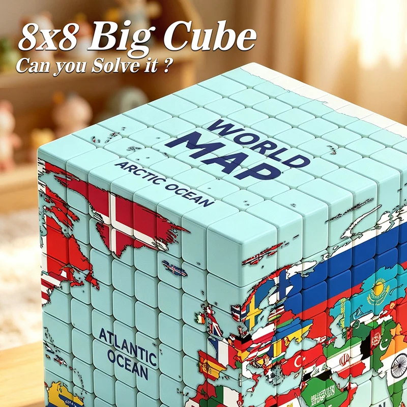 Ziina World Map 8x8 (Flags)