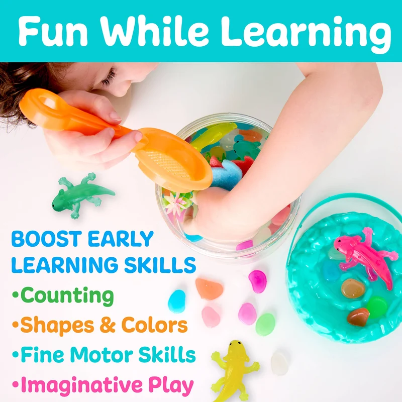 Sensory Adventure Water Play Axolotls: Bucket of Fun