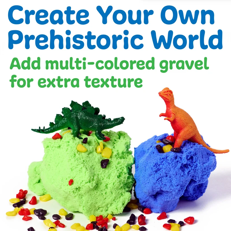 Sensory Mini Play Kit Jar with Cloud Clay: Dinosaur Theme