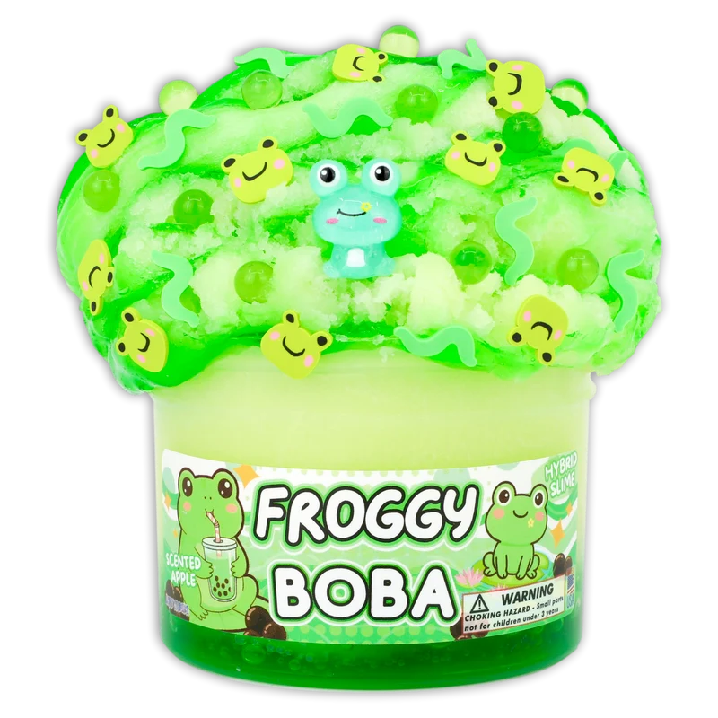 Froggy Boba - Hybrid Textured Slime