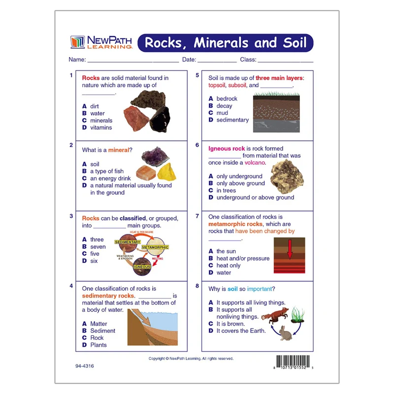 Rocks, Minerals & Soil Learning Center